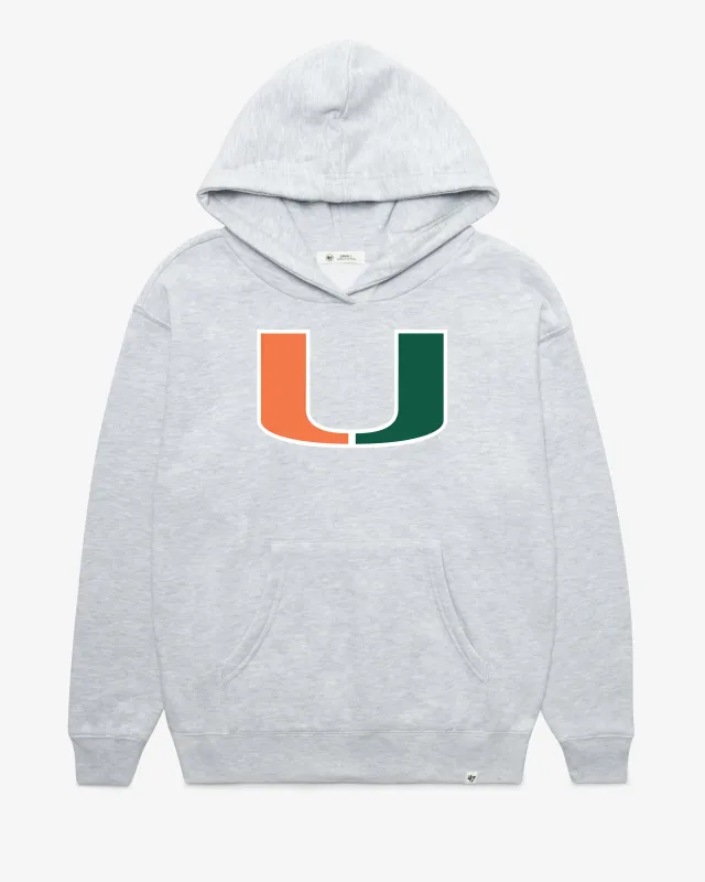 MIAMI HURRICANES IMPRINT '47 NAOMI HOOD WOMENS made by 47