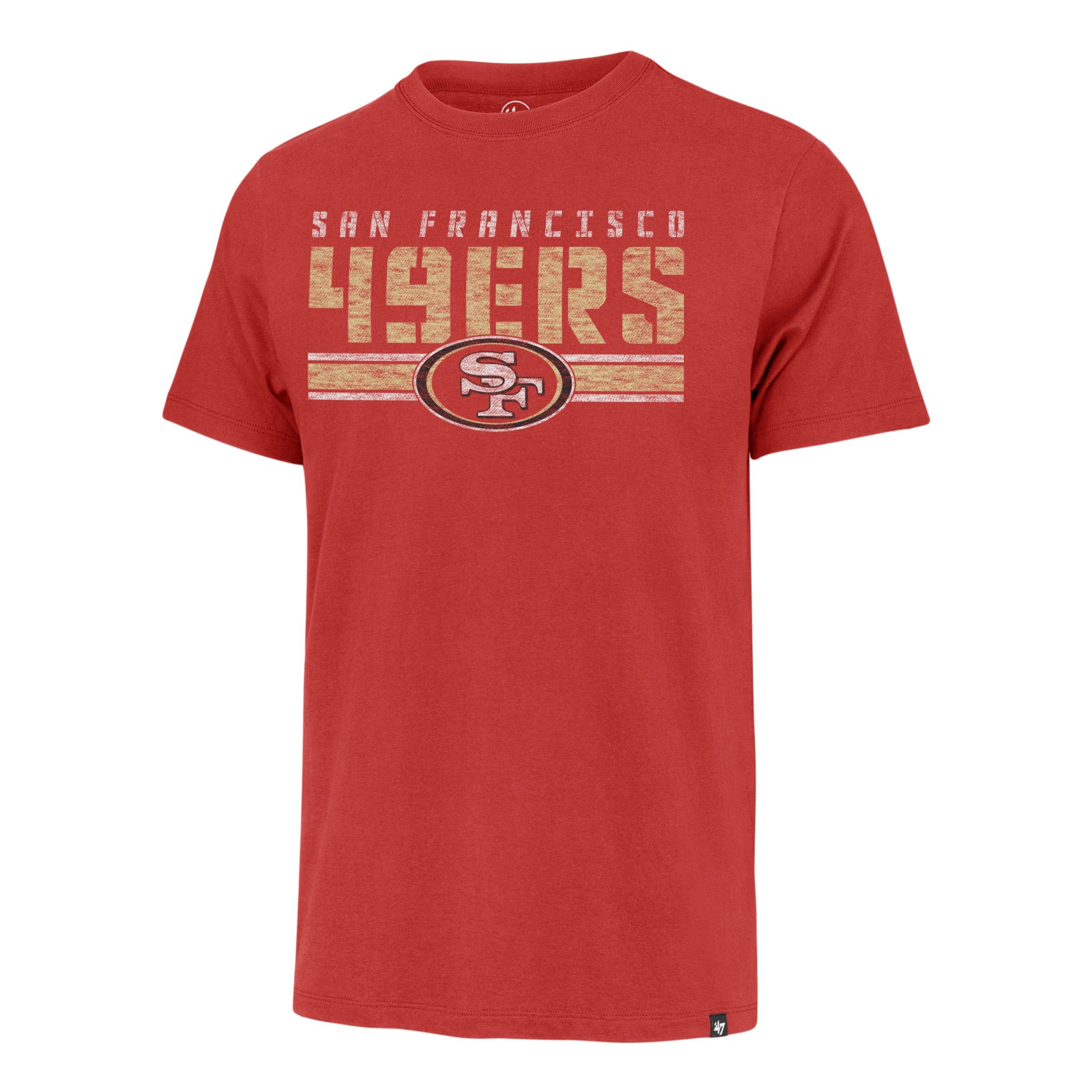 SAN FRANCISCO 49ERS STRIPE THRU '47 FRANKLIN TEE sold by 47