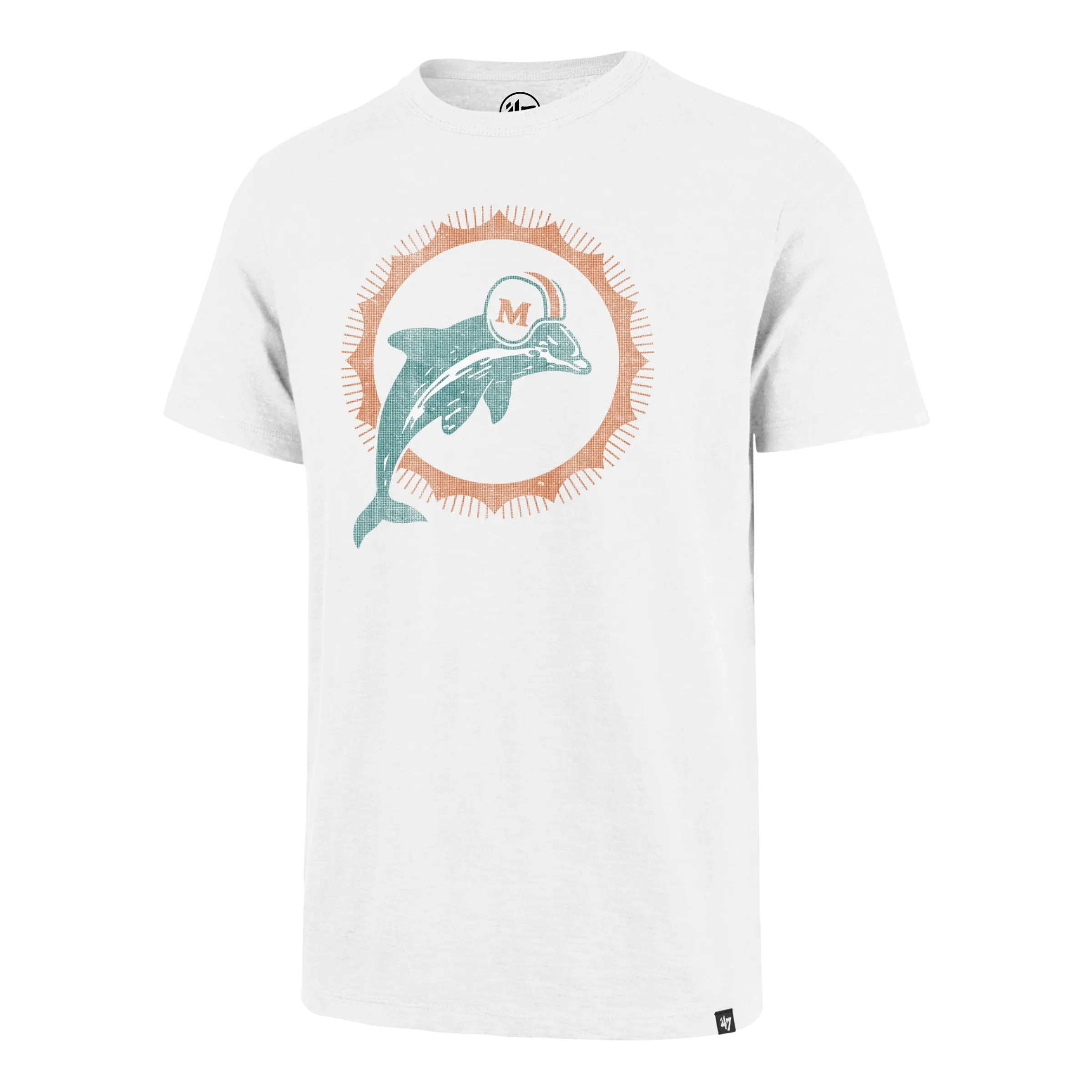 MIAMI DOLPHINS HISTORIC GRIT '47 SCRUM TEE sold by 47