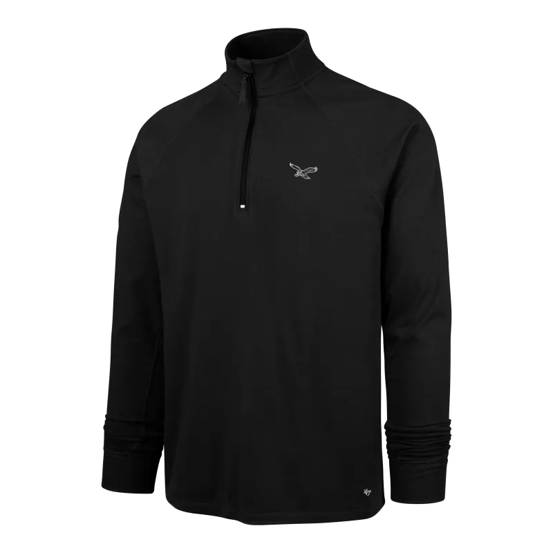 PHILADELPHIA EAGLES HISTORIC IMPRINT FORWARD 1/4 ZIP made by 47