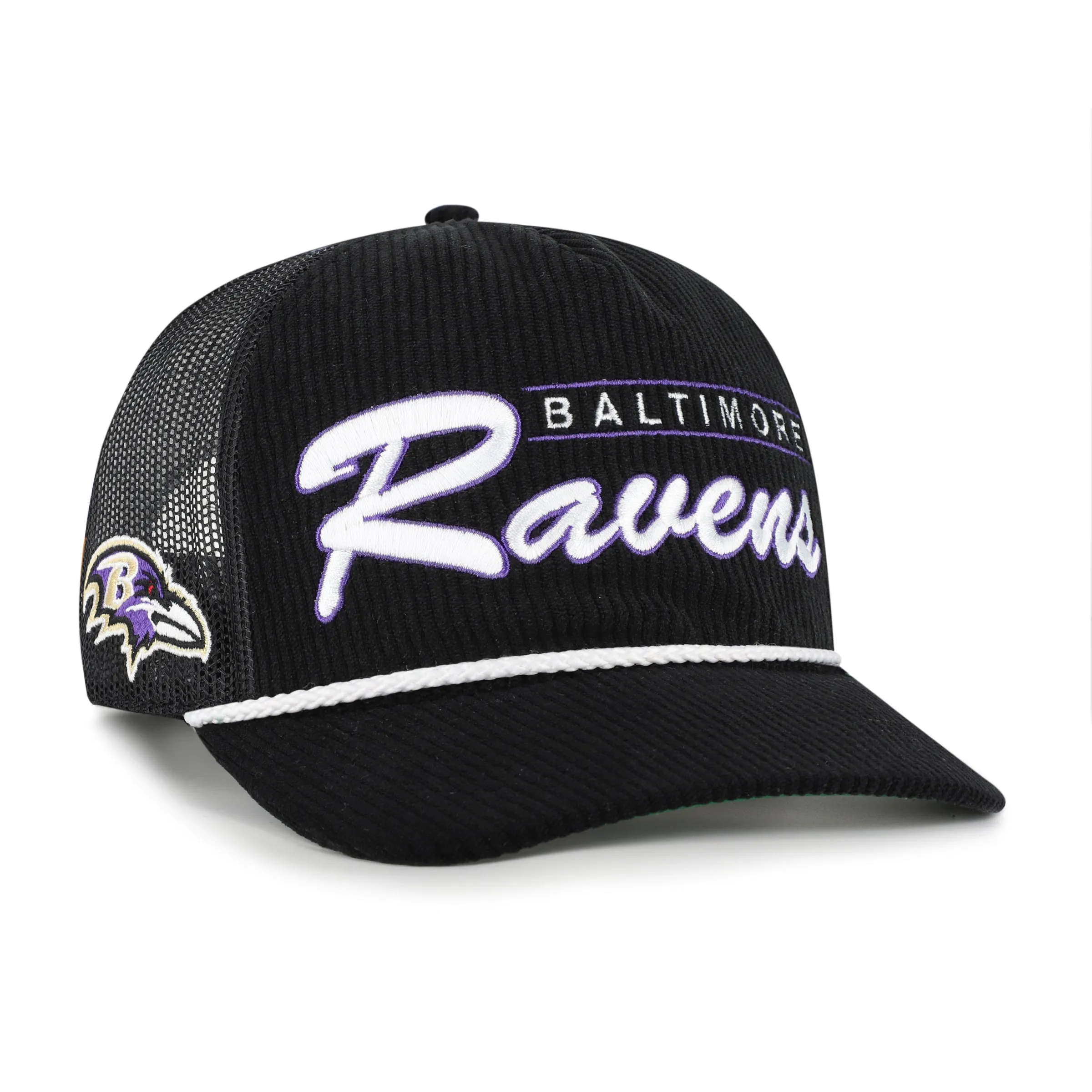BALTIMORE RAVENS DOUBLE HEADER MESH '47 HITCH RF RELAXED FIT sold by 47
