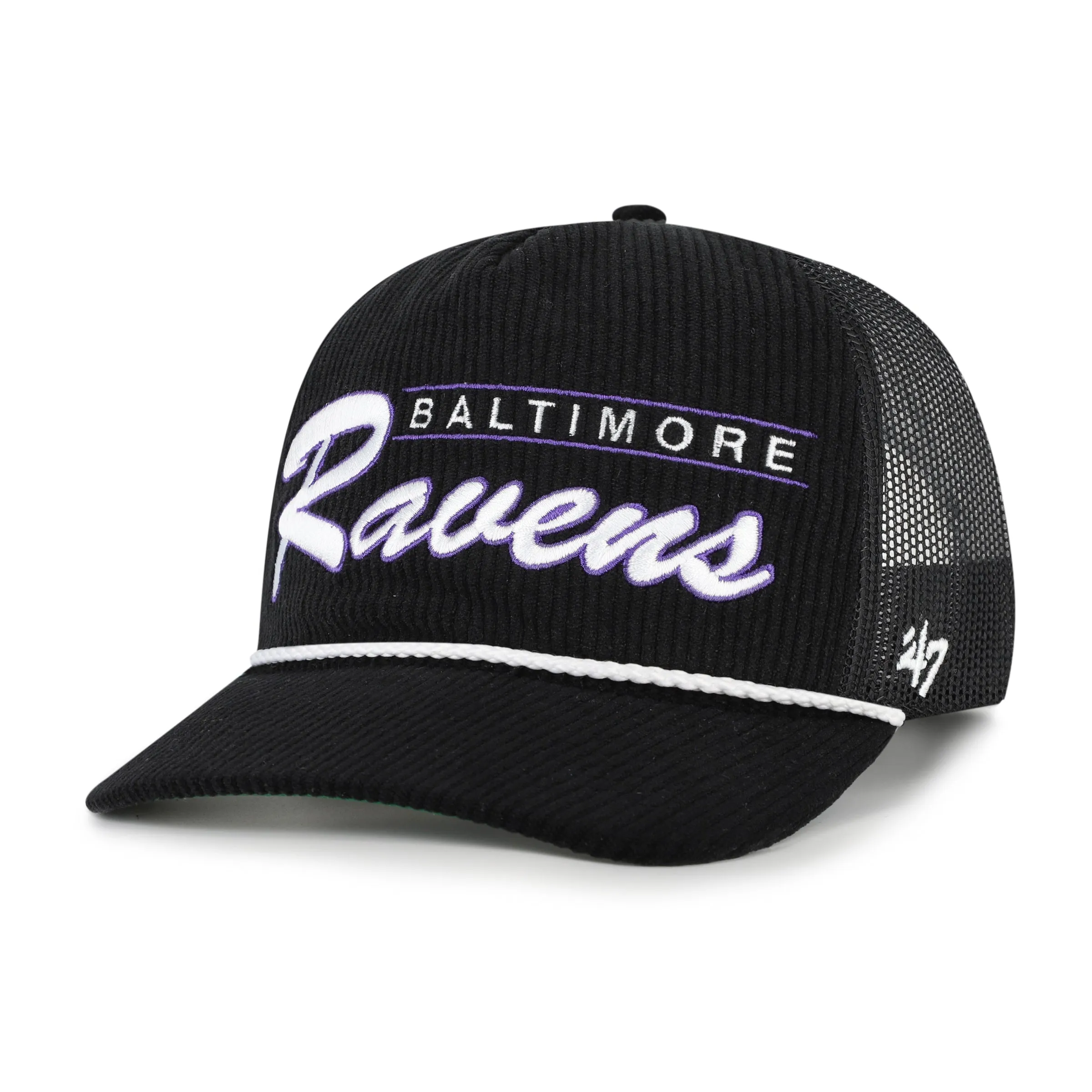 BALTIMORE RAVENS DOUBLE HEADER MESH '47 HITCH RF RELAXED FIT sold by 47 product image thumbnail 5