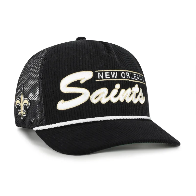 NEW ORLEANS SAINTS DOUBLE HEADER MESH '47 HITCH RF RELAXED FIT made by 47