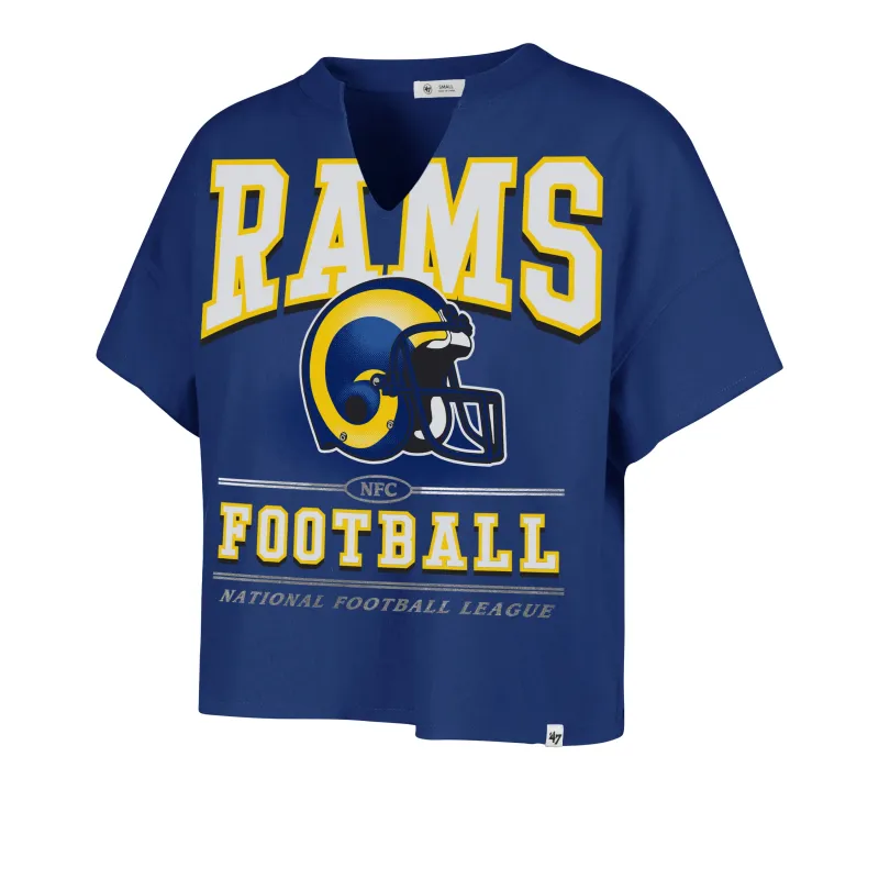 LOS ANGELES RAMS HISTORIC ELATION '47 OVERSIZED NOTCH NECK TEE WOMENS sold by 47
