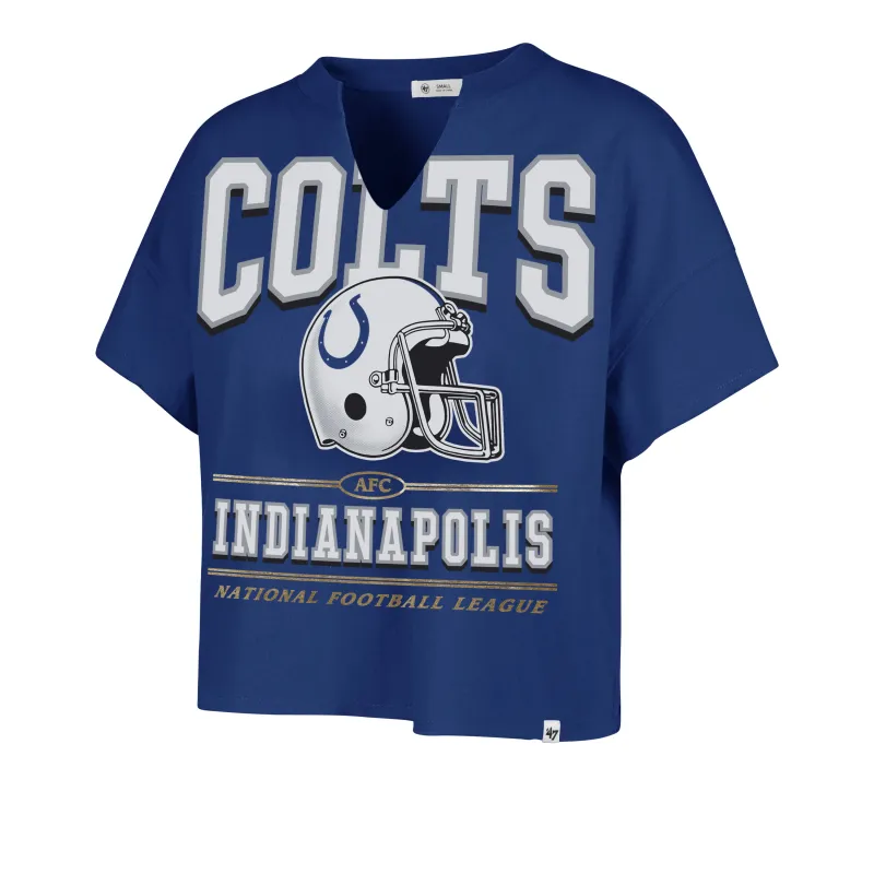 INDIANAPOLIS COLTS HISTORIC ELATION '47 OVERSIZED NOTCH NECK TEE WOMENS sold by 47
