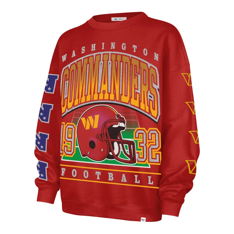 WASHINGTON COMMANDERS GO BIG '47 OVERSIZED CREW WOMENS sold by 47