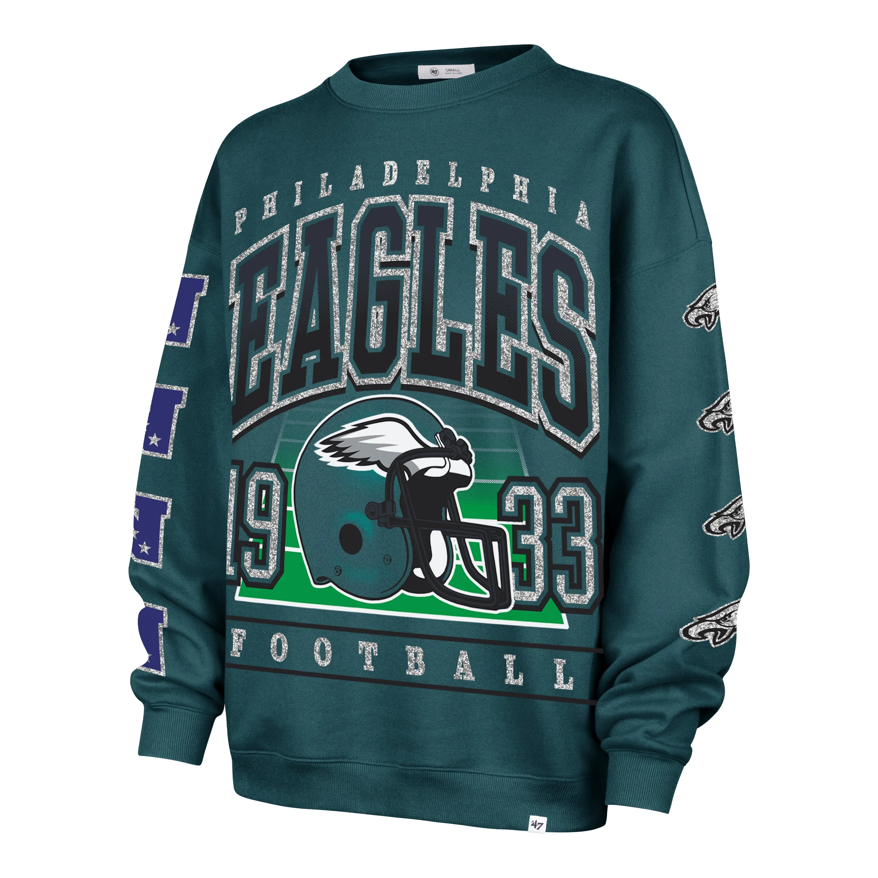 PHILADELPHIA EAGLES GO BIG '47 OVERSIZED CREW WOMENS sold by 47