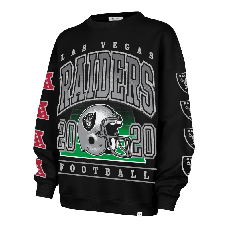 LAS VEGAS RAIDERS GO BIG '47 OVERSIZED CREW WOMENS sold by 47