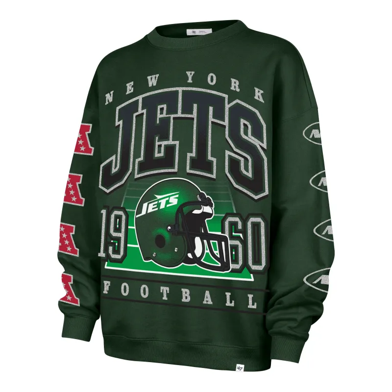 NEW YORK JETS GO BIG '47 OVERSIZED CREW WOMENS sold by 47
