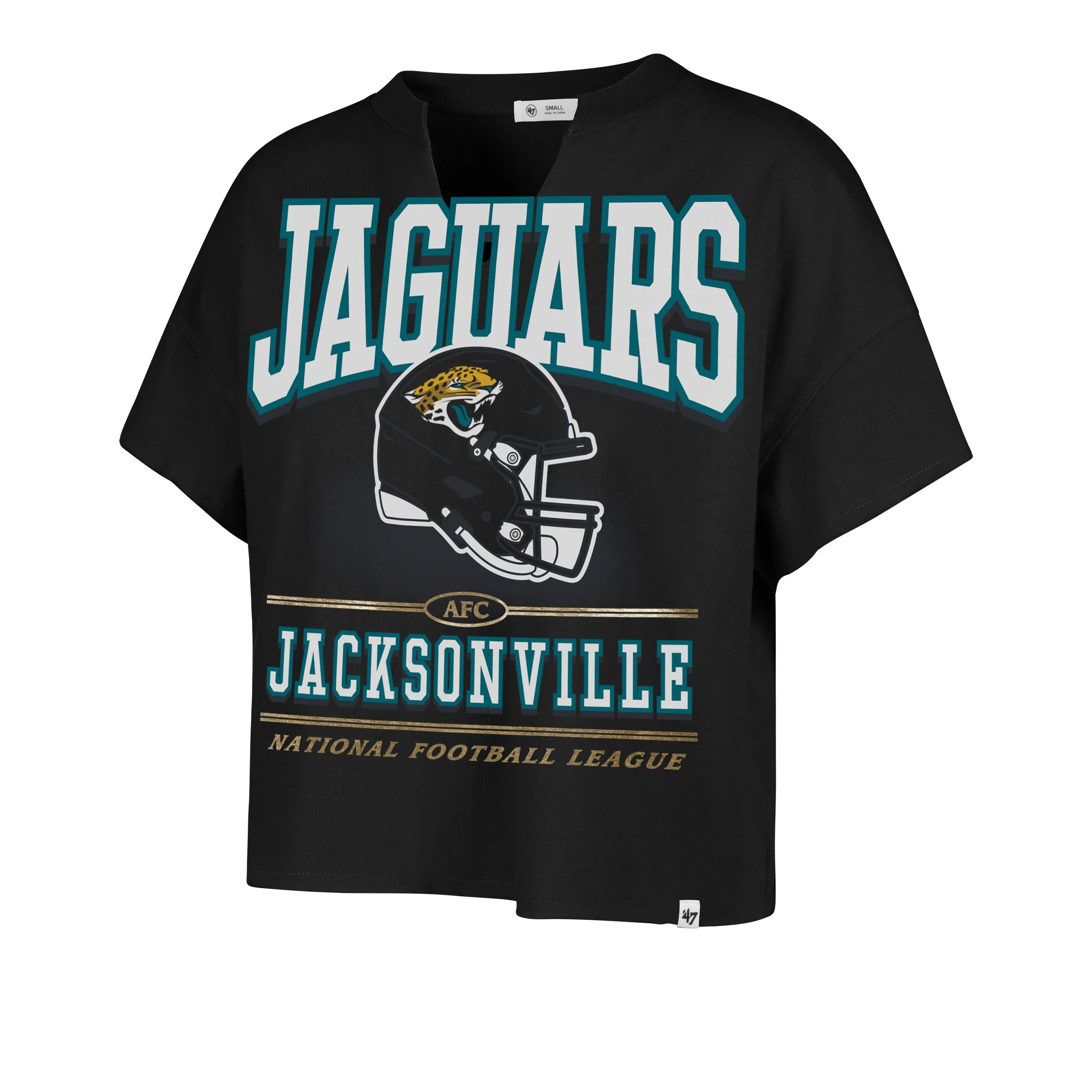 JACKSONVILLE JAGUARS ELATION '47 OVERSIZED NOTCH NECK TEE WOMENS sold by 47