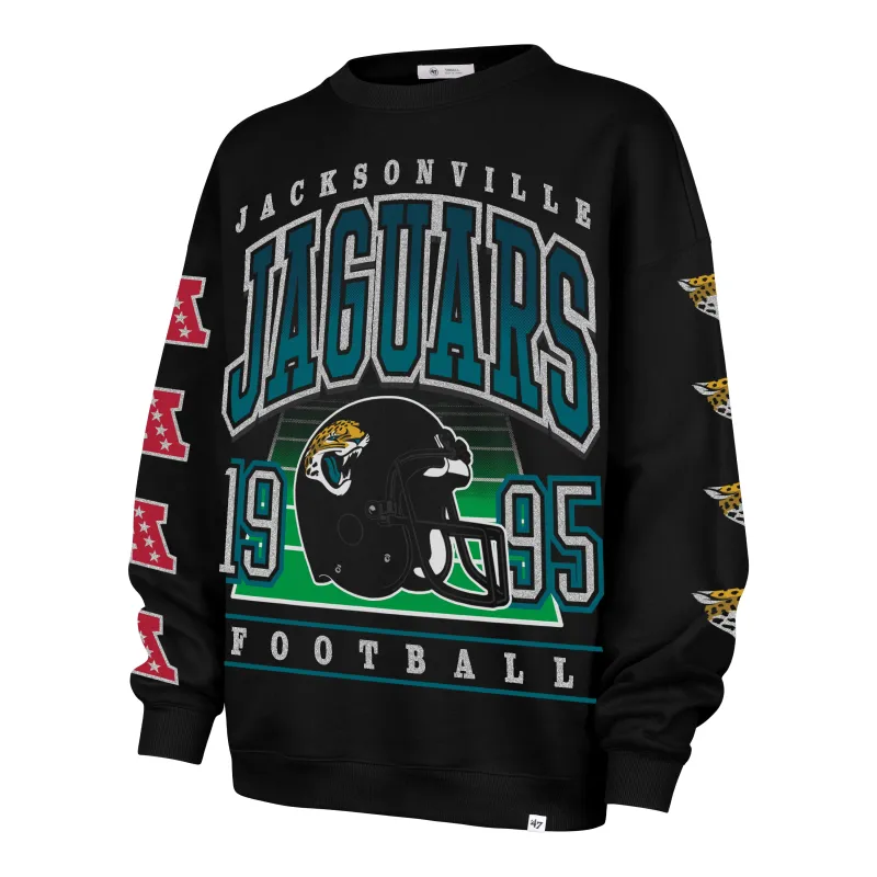 JACKSONVILLE JAGUARS GO BIG '47 OVERSIZED CREW WOMENS sold by 47