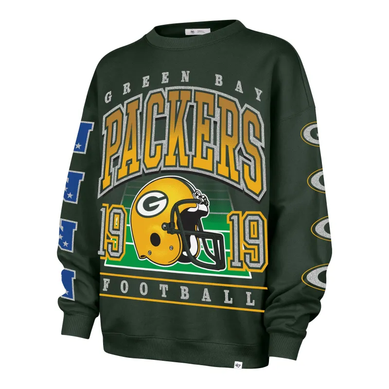 GREEN BAY PACKERS GO BIG '47 OVERSIZED CREW WOMENS sold by 47