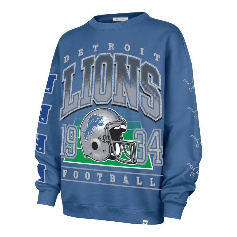 DETROIT LIONS GO BIG '47 OVERSIZED CREW WOMENS sold by 47