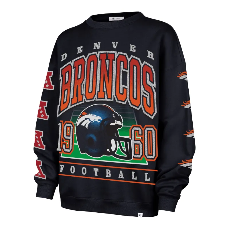 DENVER BRONCOS GO BIG '47 OVERSIZED CREW WOMENS sold by 47