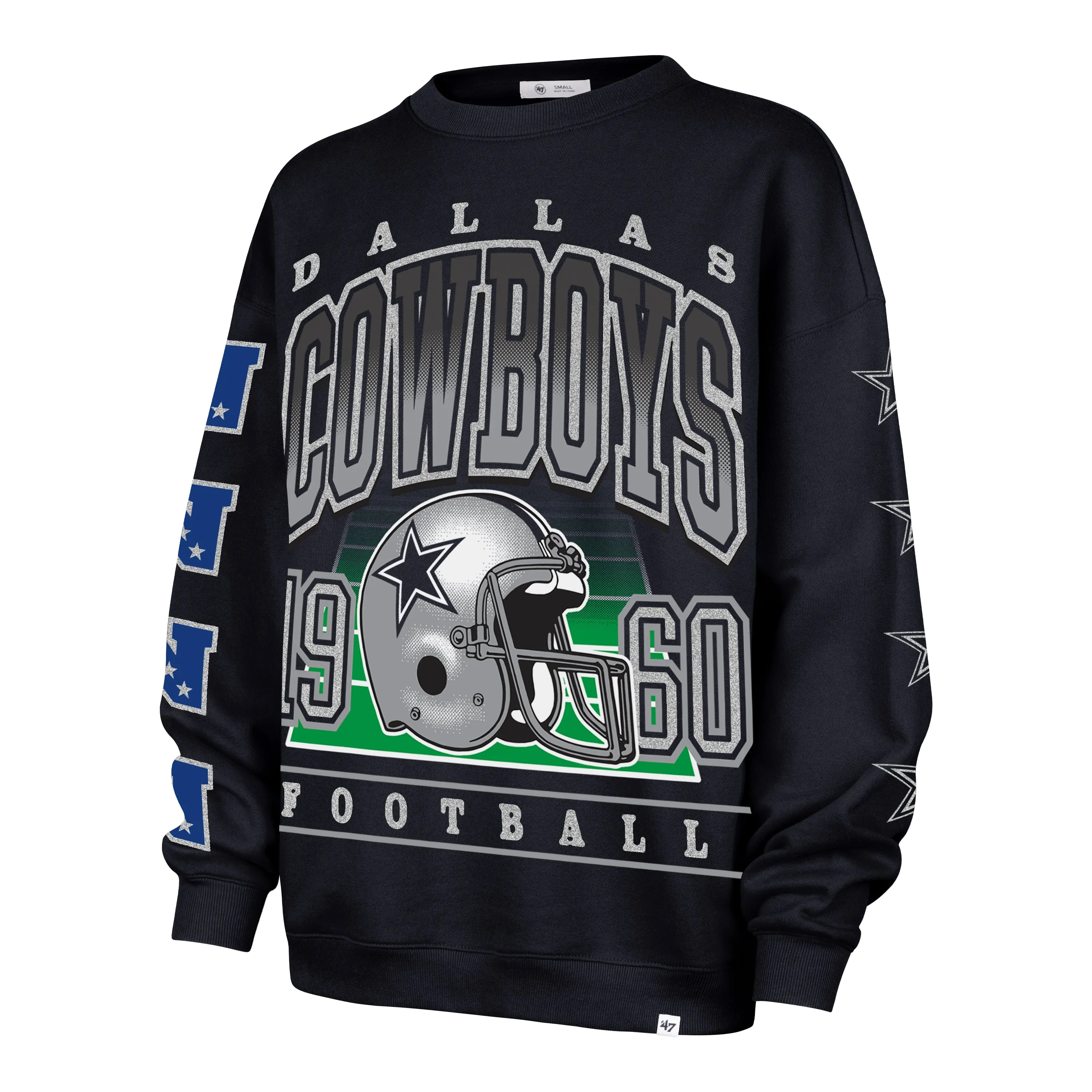 DALLAS COWBOYS GO BIG '47 OVERSIZED CREW WOMENS sold by 47