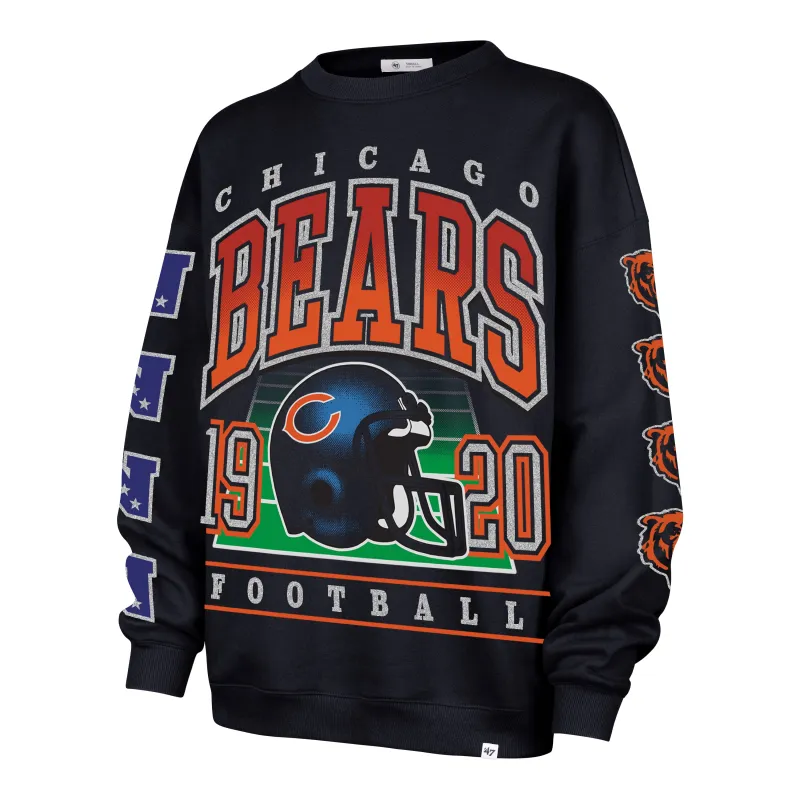CHICAGO BEARS GO BIG '47 OVERSIZED CREW WOMENS sold by 47