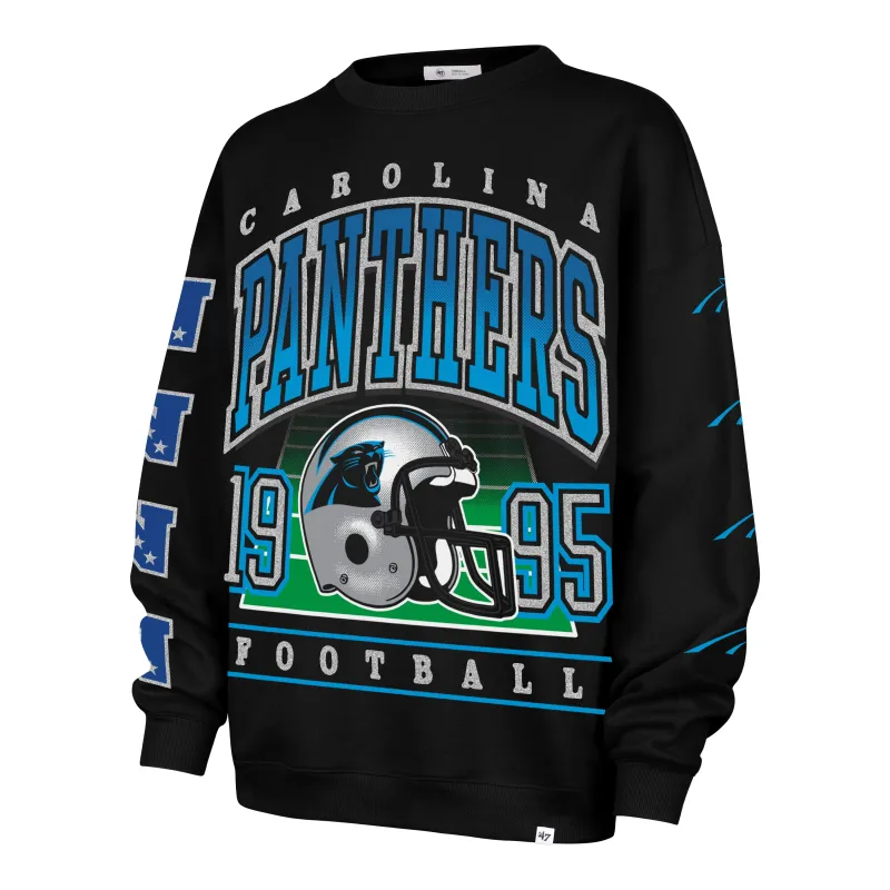 CAROLINA PANTHERS GO BIG '47 OVERSIZED CREW WOMENS sold by 47