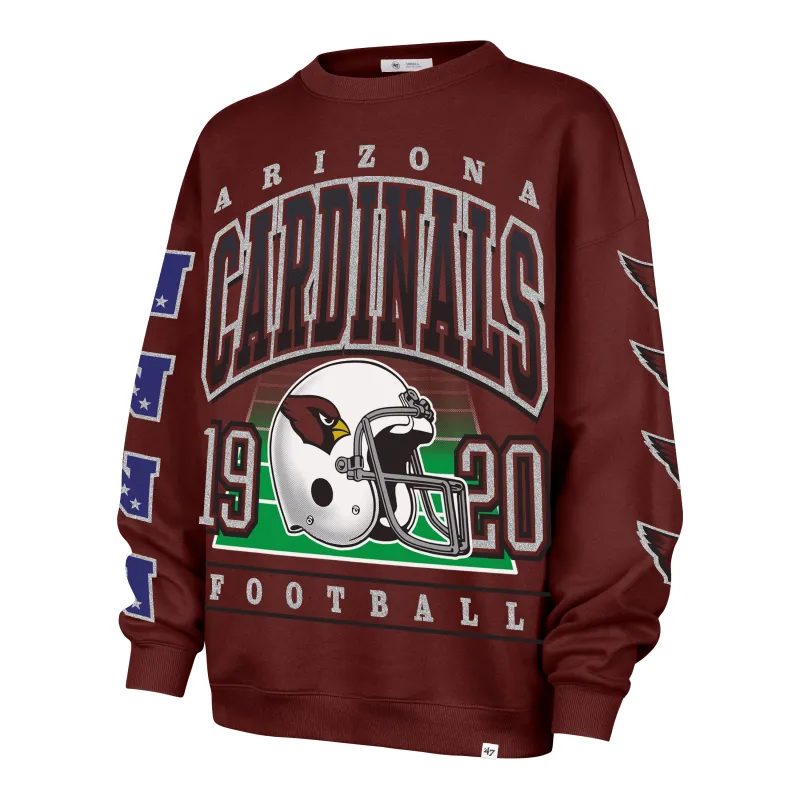 ARIZONA CARDINALS GO BIG '47 OVERSIZED CREW WOMENS sold by 47