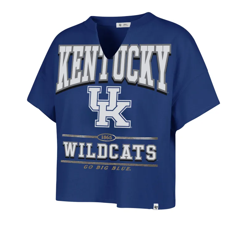 KENTUCKY WILDCATS ELATION '47 OVERSIZED NOTCH NECK TEE WOMENS sold by 47