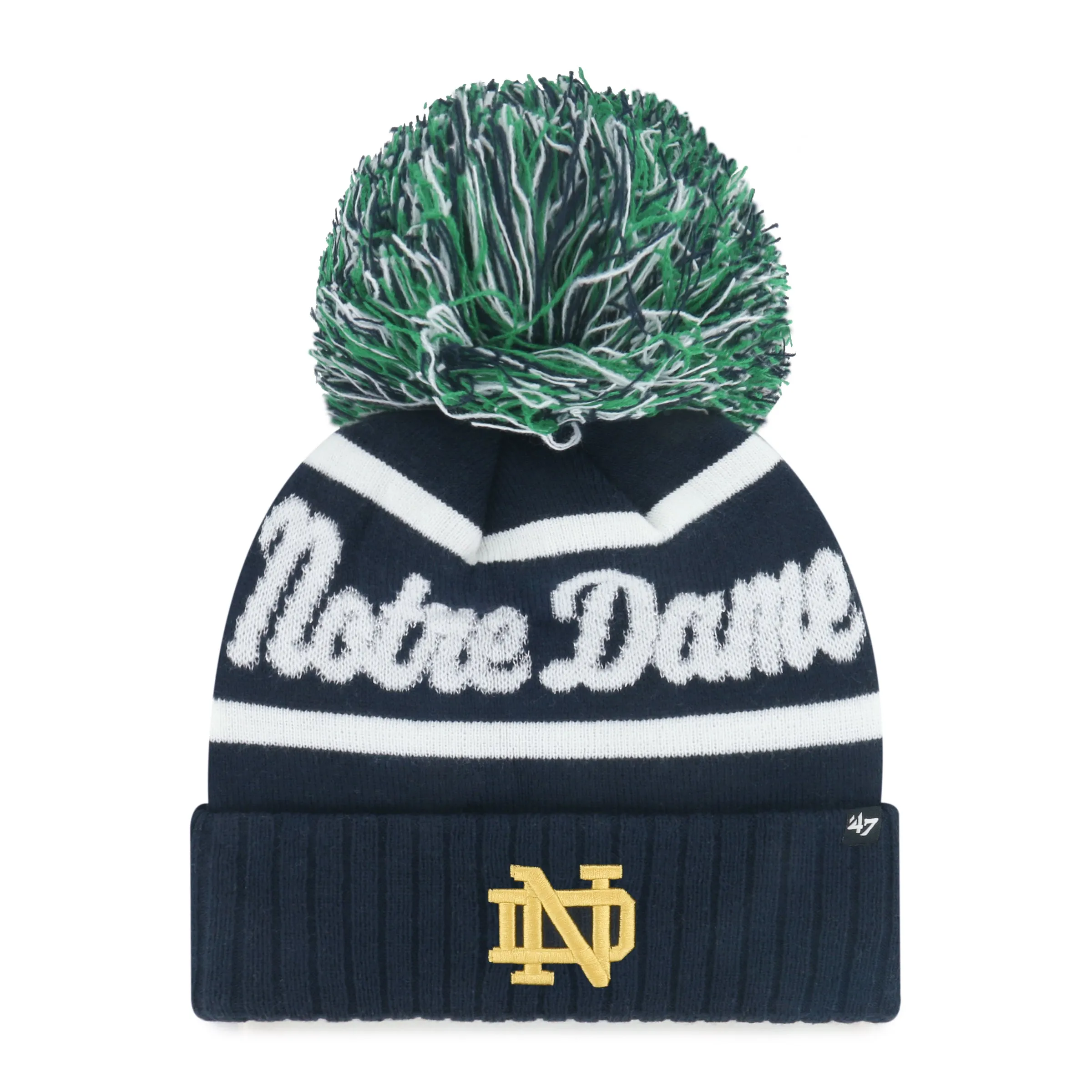 NOTRE DAME FIGHTING IRISH SPIRITED '47 CUFF KNIT WOMENS sold by 47