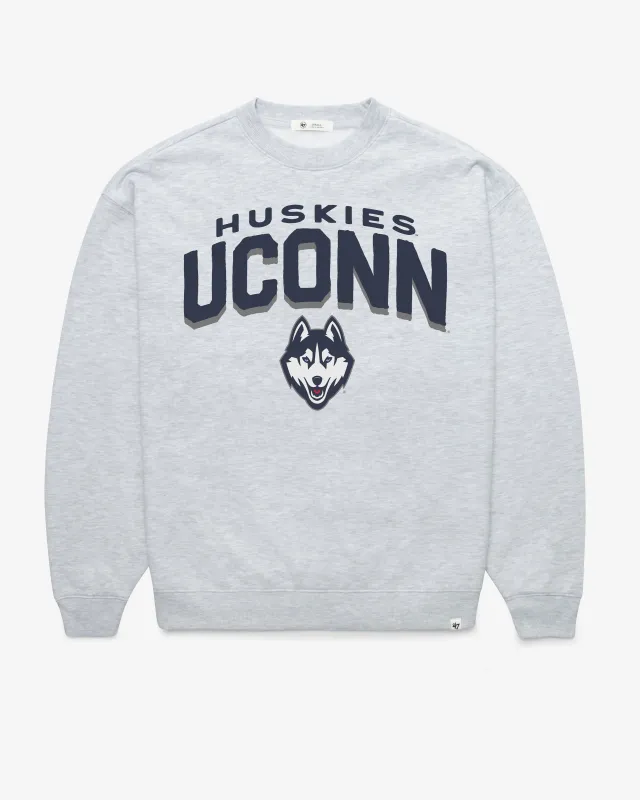 CONNECTICUT HUSKIES UCONN CAMPUS ARCH CLOUD '47 OVERSIZED CREW WOMENS sold by 47