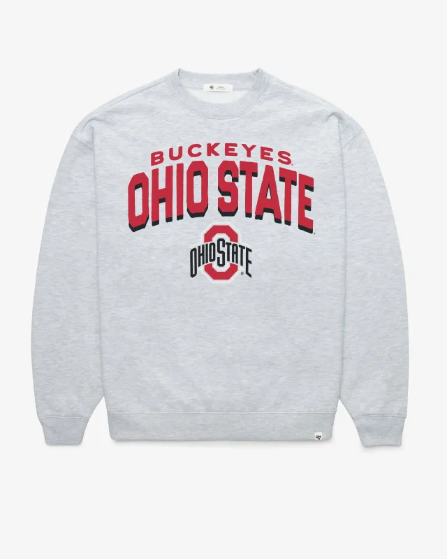 OHIO STATE BUCKEYES CAMPUS ARCH CLOUD '47 OVERSIZED CREW WOMENS sold by 47