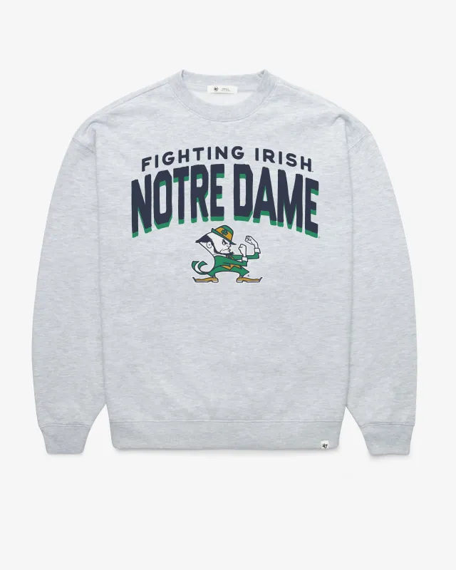 NOTRE DAME FIGHTIN IRISH CAMPUS ARCH CLOUD '47 OVERSIZED CREW WOMENS sold by 47