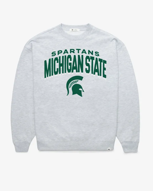 MICHIGAN STATE SPARTANS CAMPUS ARCH CLOUD '47 OVERSIZED CREW WOMENS sold by 47