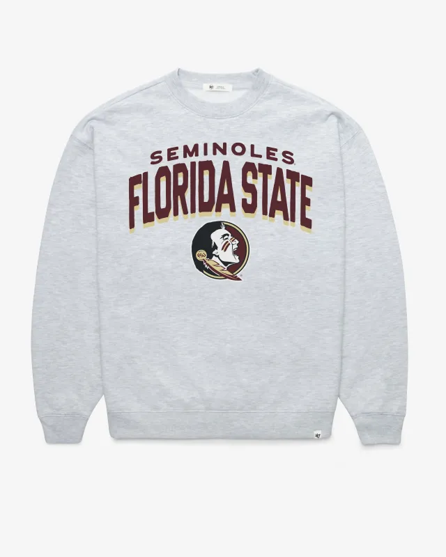 FLORIDA STATE SEMINOLES CAMPUS ARCH CLOUD '47 OVERSIZED CREW WOMENS sold by 47