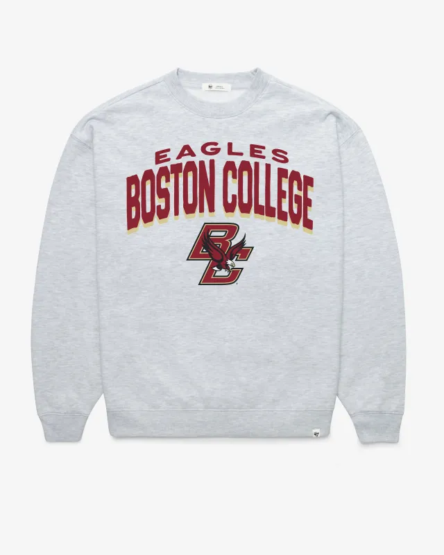 BOSTON COLLEGE EAGLES BC CAMPUS ARCH CLOUD '47 OVERSIZED CREW WOMENS sold by 47