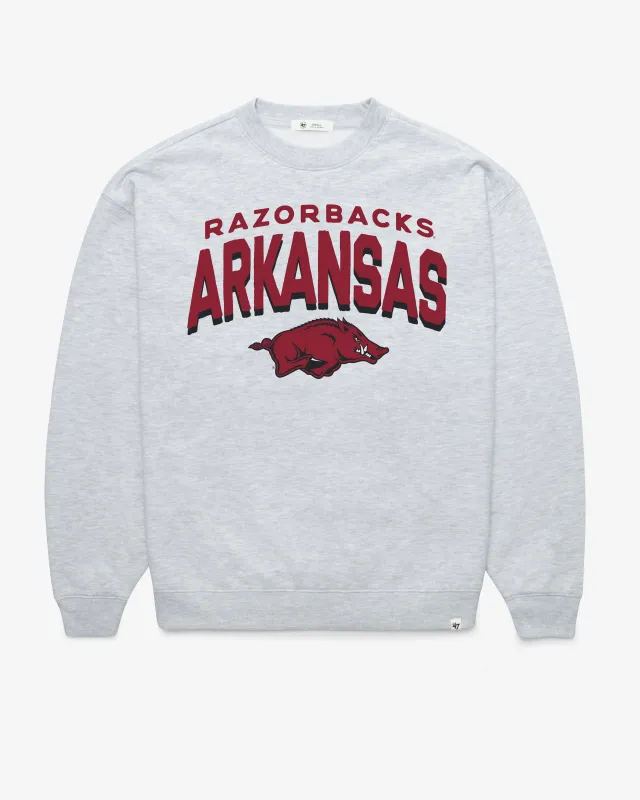 ARKANSAS RAZORBACKS CAMPUS ARCH CLOUD '47 OVERSIZED CREW WOMENS sold by 47