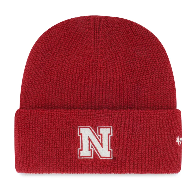 NEBRASKA CORNHUSKERS FOUNDATIONAL '47 CUFF KNIT sold by 47