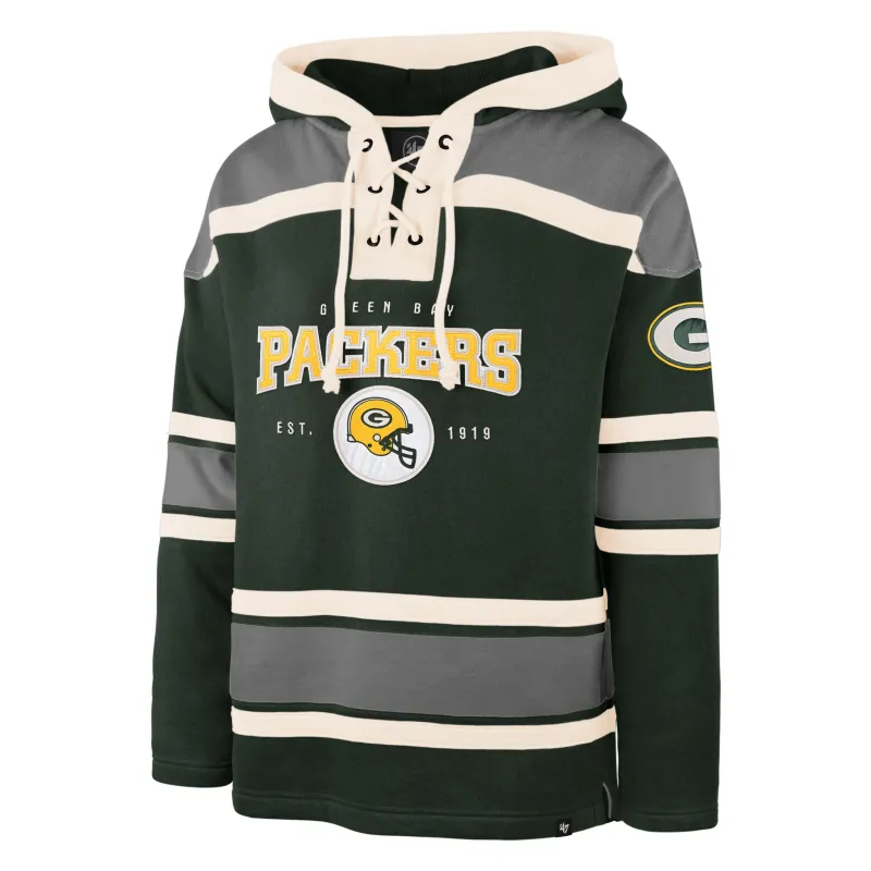 GREEN BAY PACKERS FIRST DOWN '47 SUPERIOR LACER HOOD made by 47