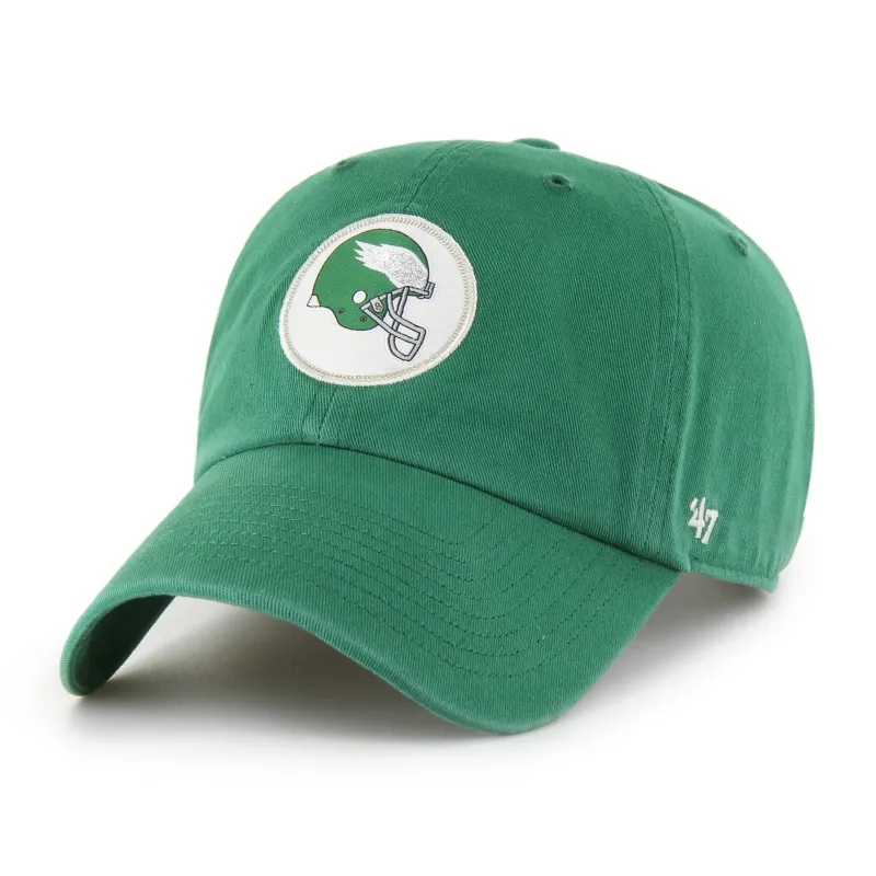 PHILADELPHIA EAGLES HISTORIC HARD HAT '47 CLEAN UP made by 47
