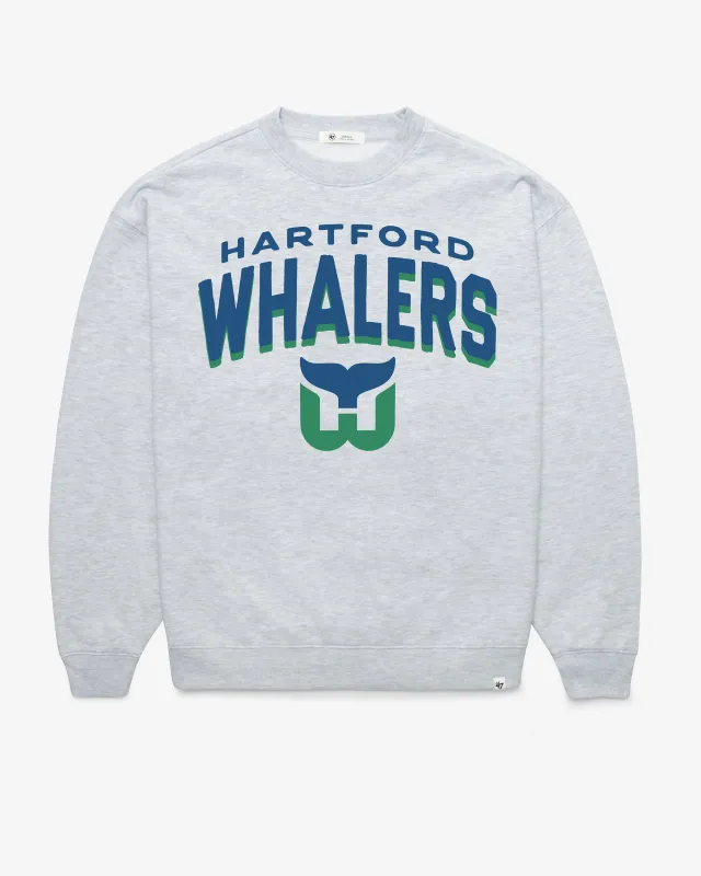 HARTFORD WHALERS VINTAGE CAMPUS ARCH CLOUD '47 OVERSIZED CREW WOMENS sold by 47
