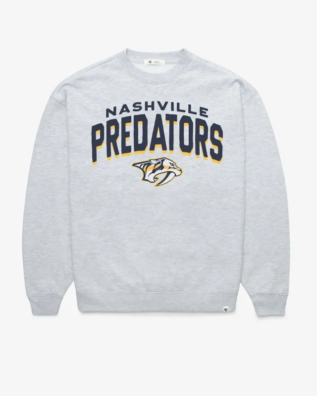NASHVILLE PREDATORS CAMPUS ARCH CLOUD '47 OVERSIZED CREW WOMENS sold by 47