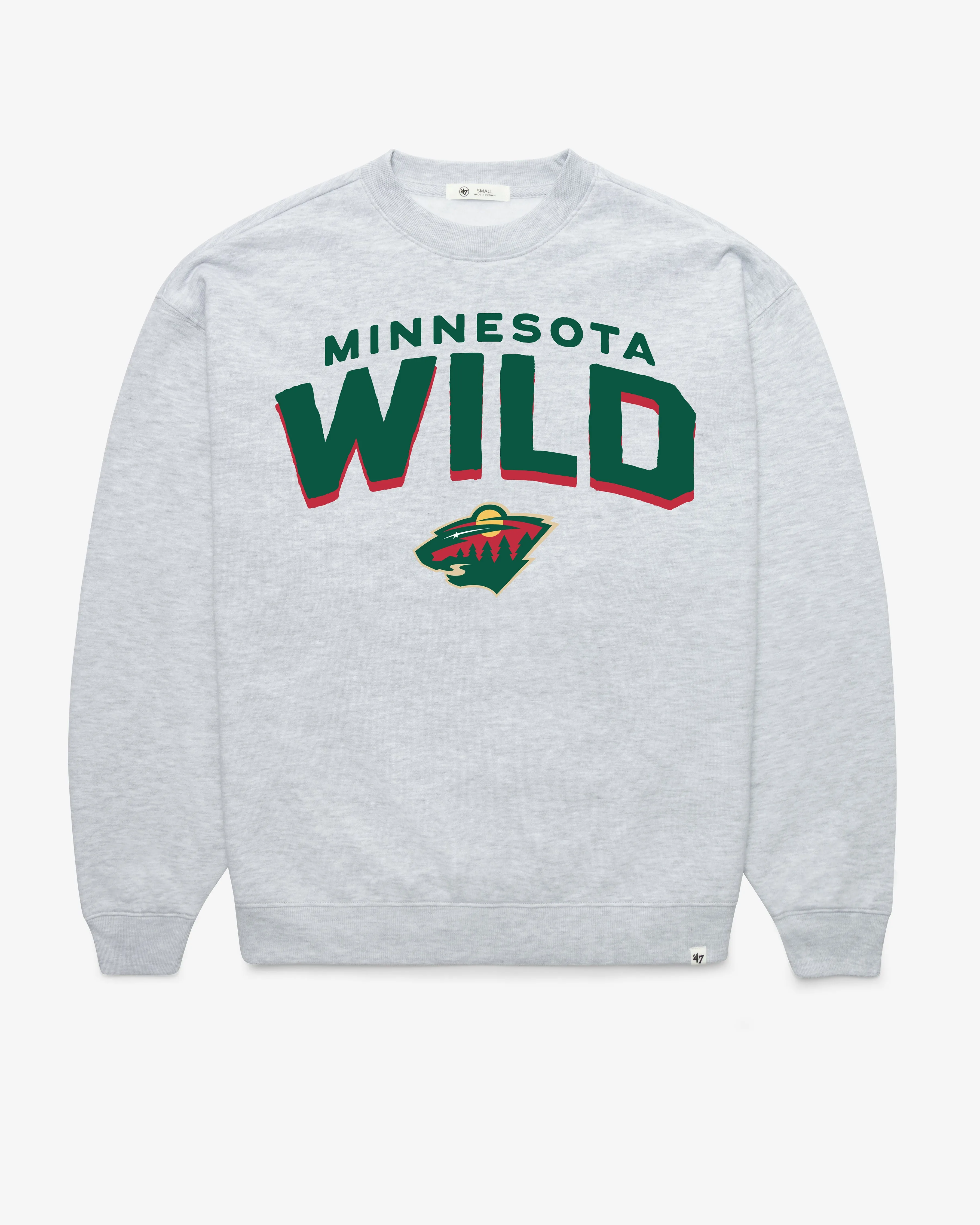 MINNESOTA WILD CAMPUS ARCH CLOUD '47 OVERSIZED CREW WOMENS sold by 47