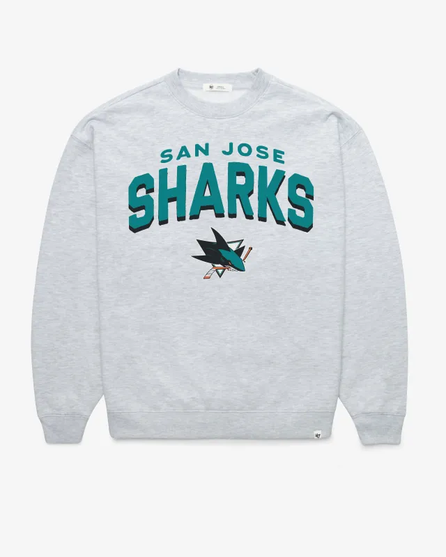 SAN JOSE SHARKS CAMPUS ARCH CLOUD '47 OVERSIZED CREW WOMENS sold by 47