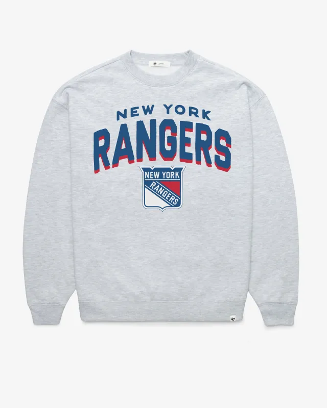 NEW YORK RANGERS CAMPUS ARCH CLOUD '47 OVERSIZED CREW WOMENS sold by 47