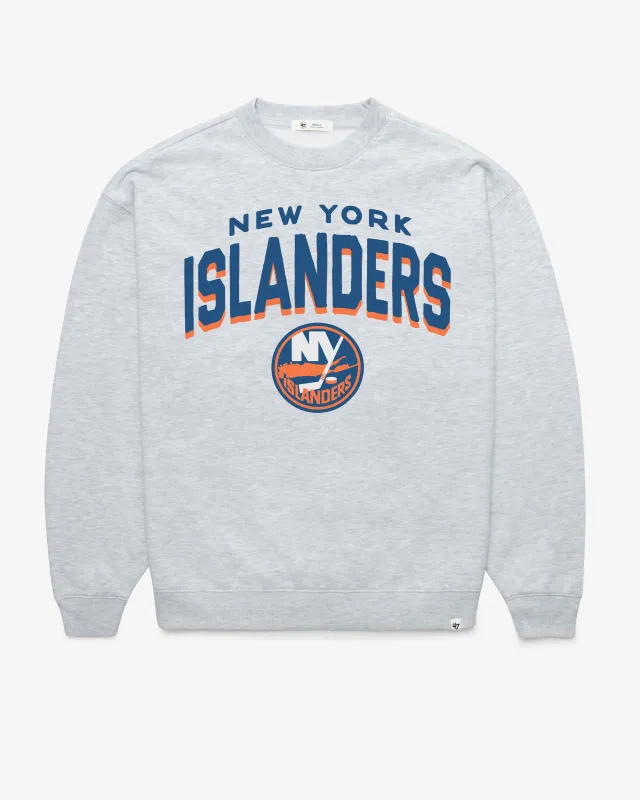NEW YORK ISLANDERS CAMPUS ARCH CLOUD '47 OVERSIZED CREW WOMENS sold by 47