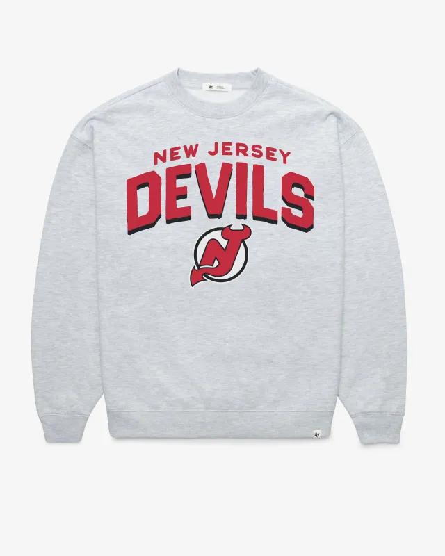 NEW JERSEY DEVILS CAMPUS ARCH CLOUD '47 OVERSIZED CREW WOMENS sold by 47