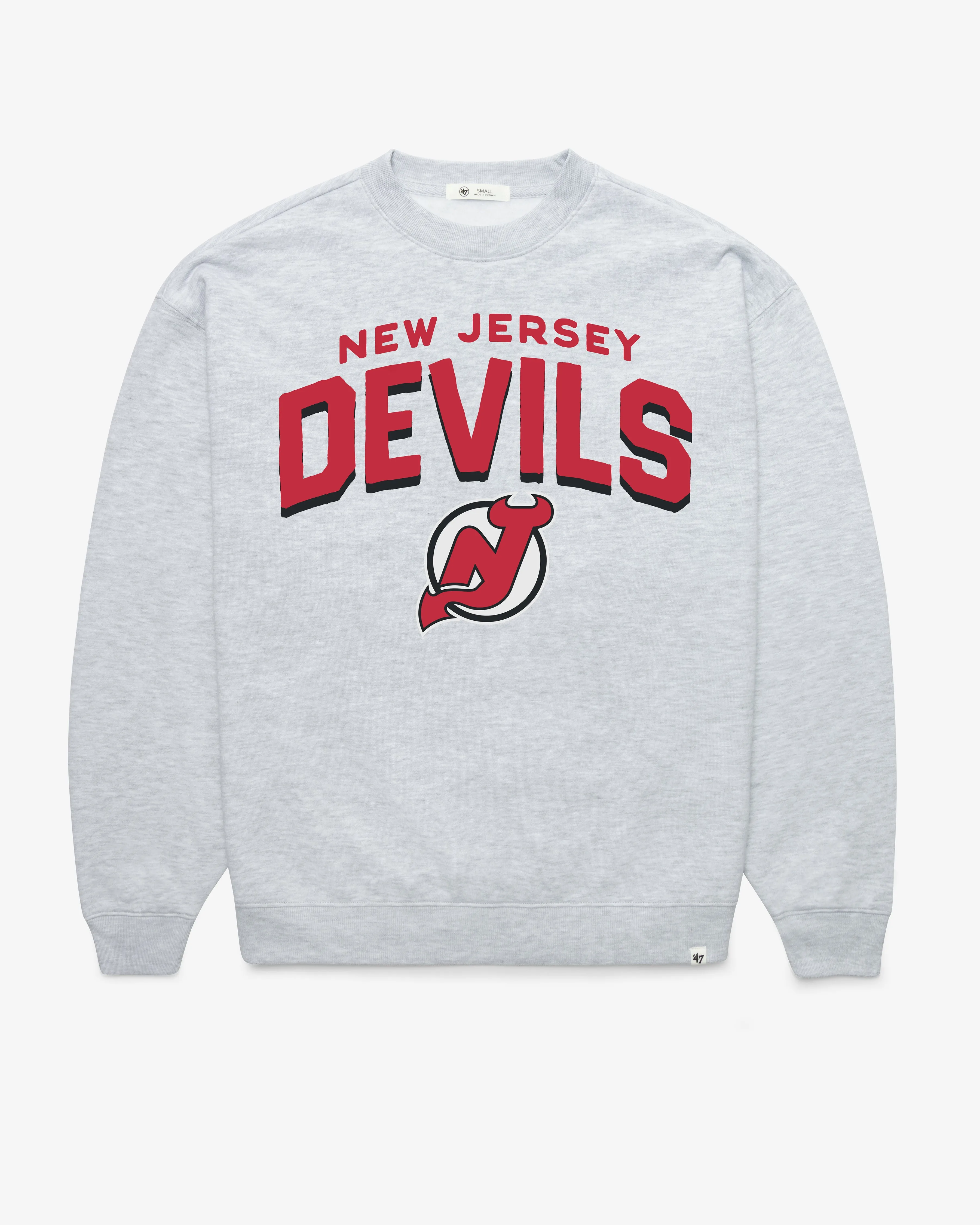 NEW JERSEY DEVILS CAMPUS ARCH CLOUD '47 OVERSIZED CREW WOMENS sold by 47