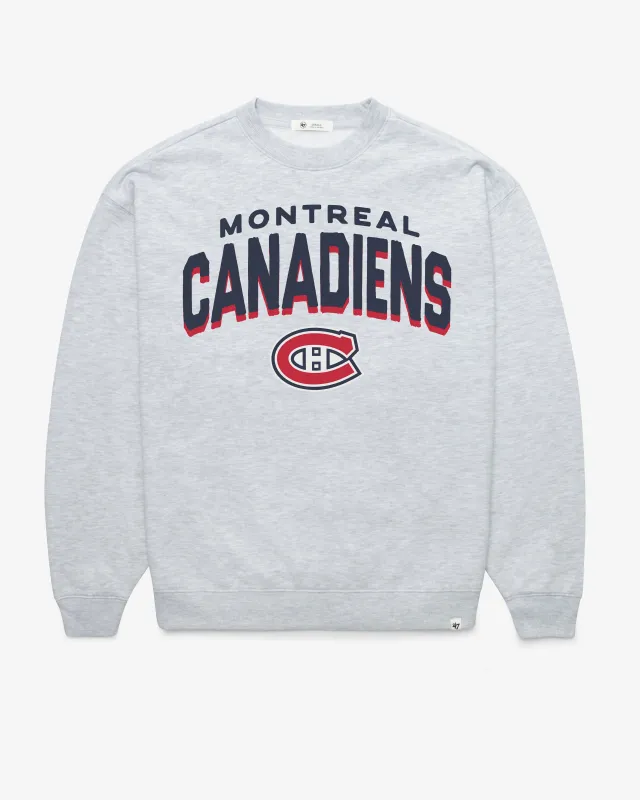 MONTREAL CANADIENS CAMPUS ARCH CLOUD '47 OVERSIZED CREW WOMENS sold by 47