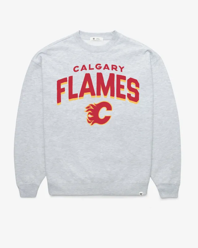 CALGARY FLAMES CAMPUS ARCH CLOUD '47 OVERSIZED CREW WOMENS sold by 47