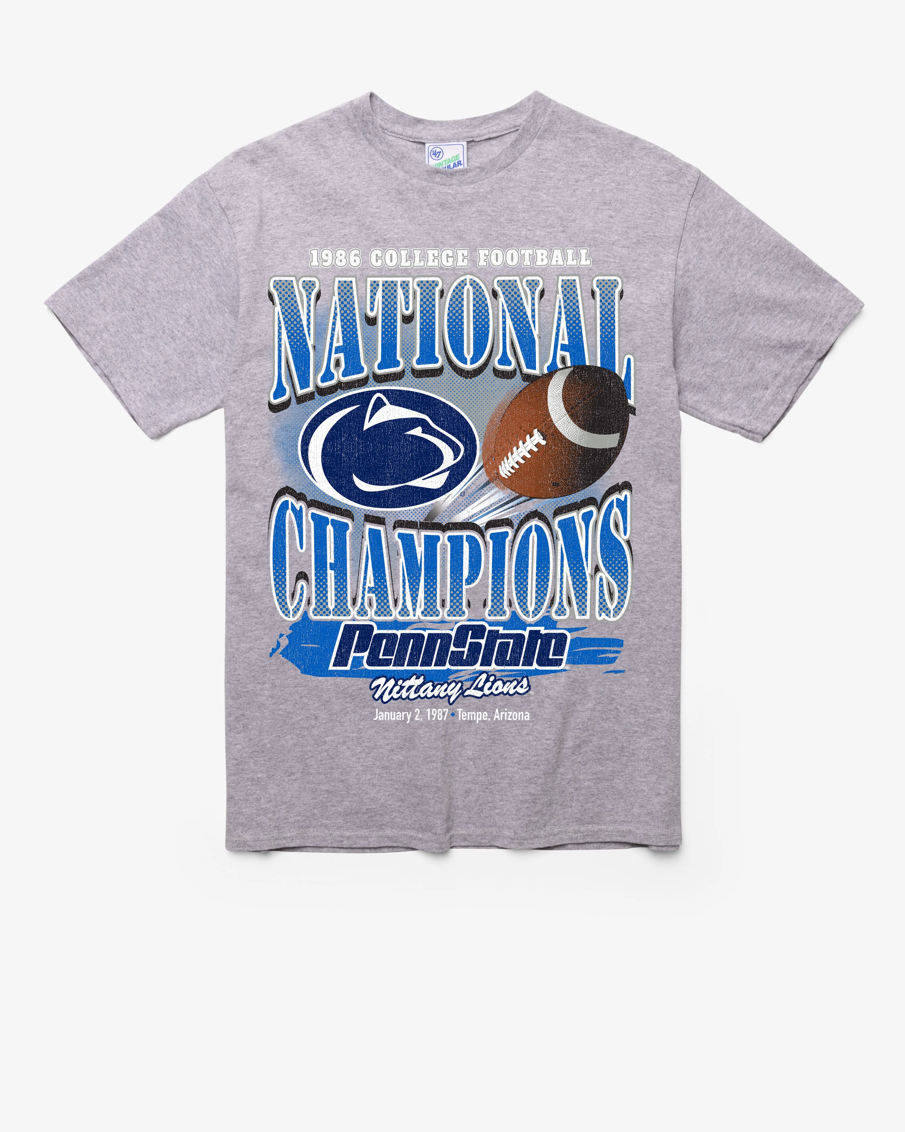 PENN STATE NITTANY LIONS H-CHAMPS LOCKER VINTAGE '47 TUBULAR TEE sold by 47