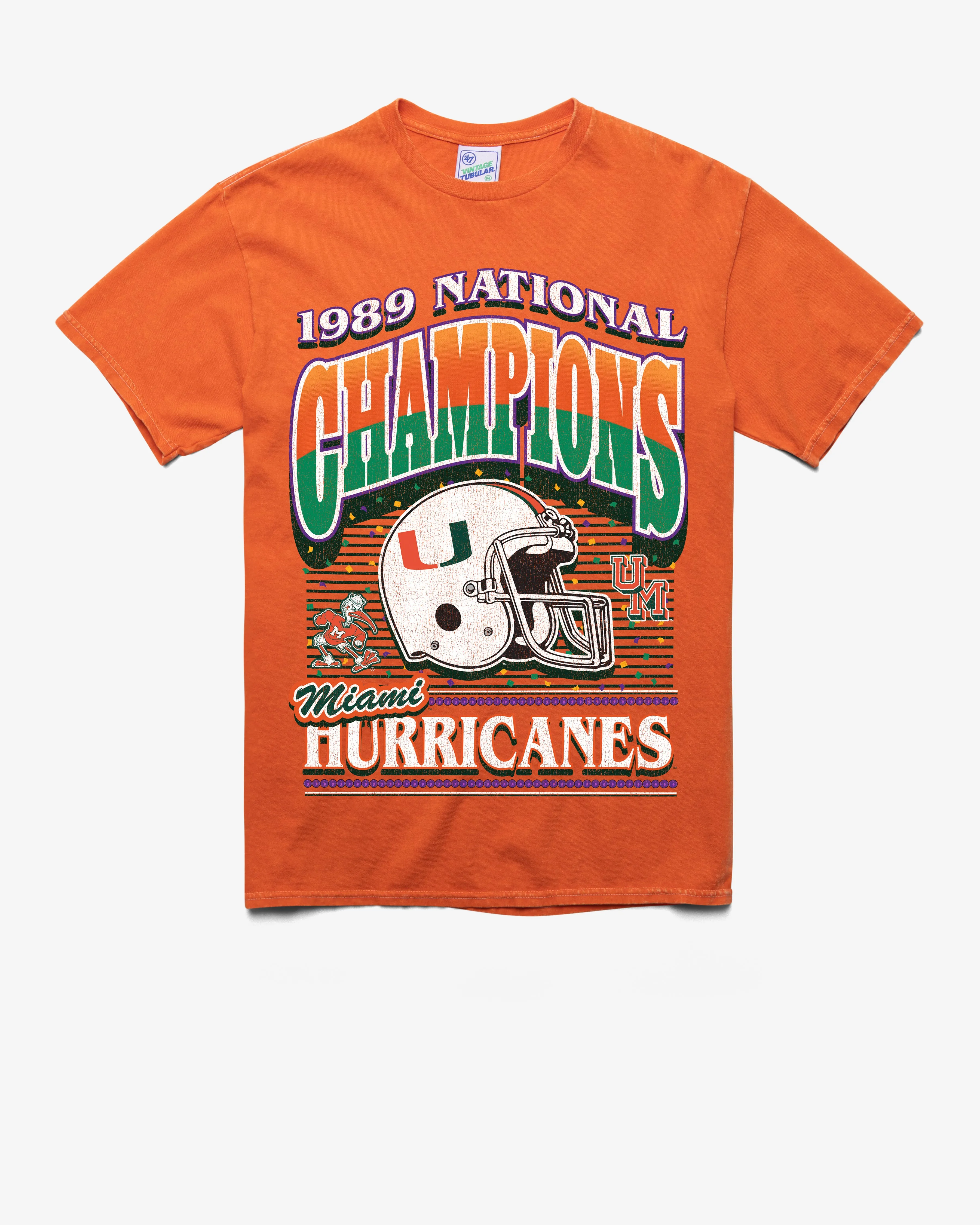 MIAMI HURRICANES H-CHAMPS LOCKER VINTAGE '47 TUBULAR TEE sold by 47