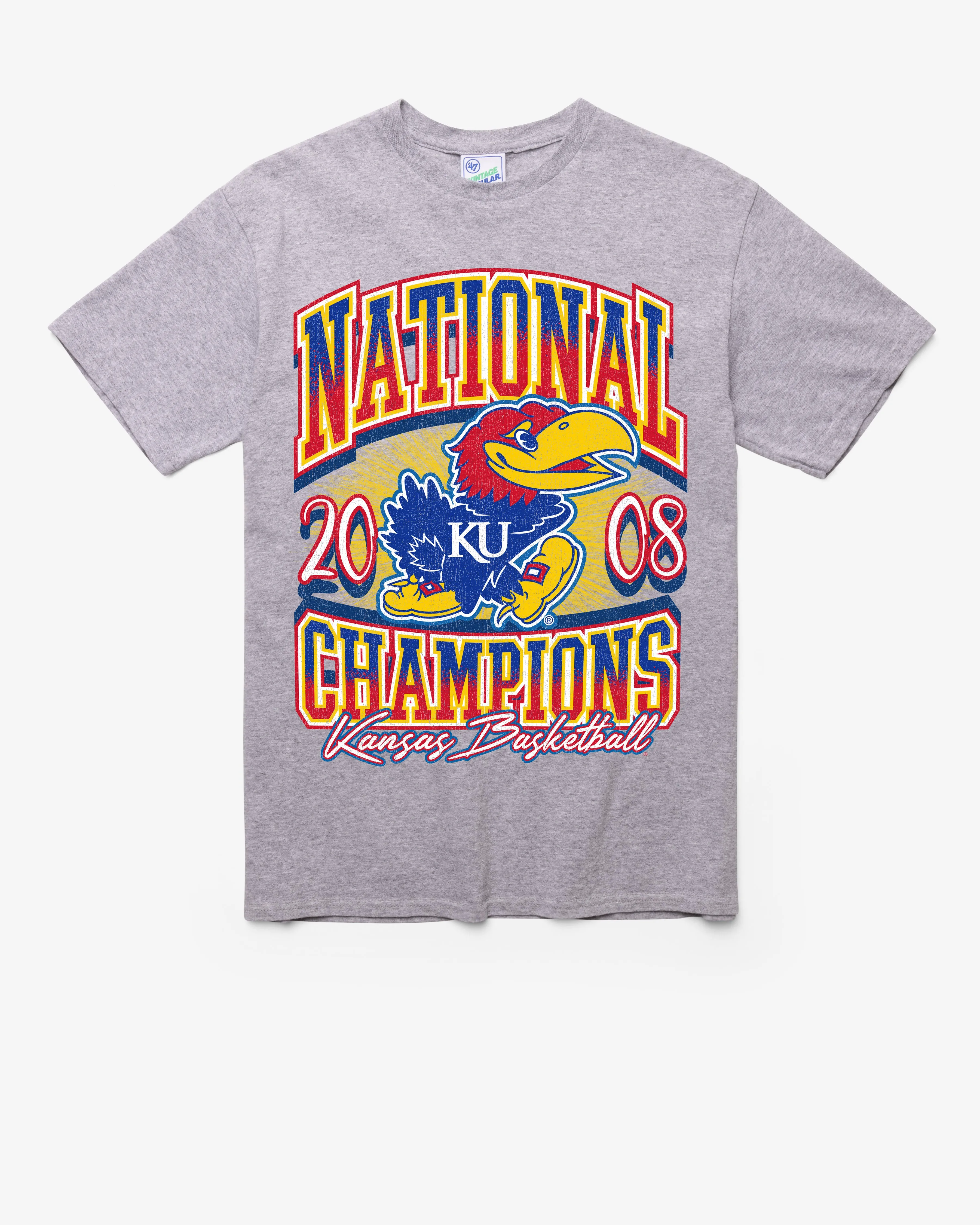 KANSAS JAYHAWKS H-CHAMPS LOCKER VINTAGE '47 TUBULAR TEE sold by 47