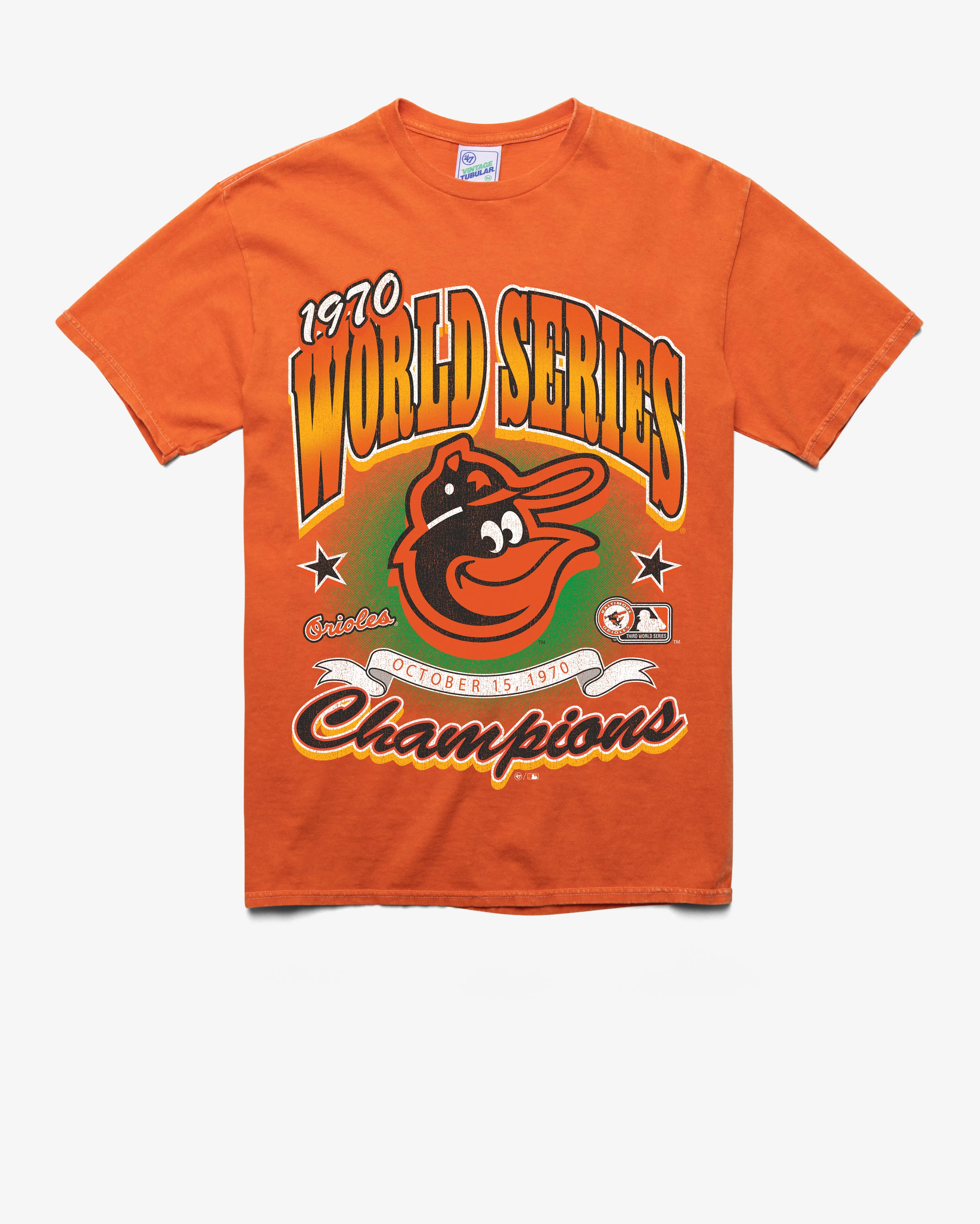 BALTIMORE ORIOLES COOPERSTOWN WORLD S LOCKER VINTAGE '47 TUBULAR TEE sold by 47