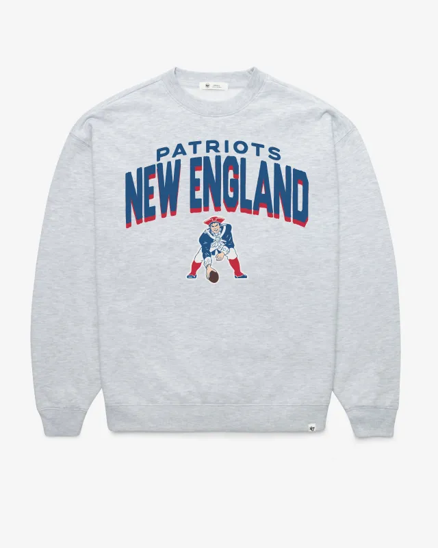 NEW ENGLAND PATRIOTS HISTORIC CAMPUS ARCH CLOUD '47 OVERSIZED CREW WOMENS sold by 47