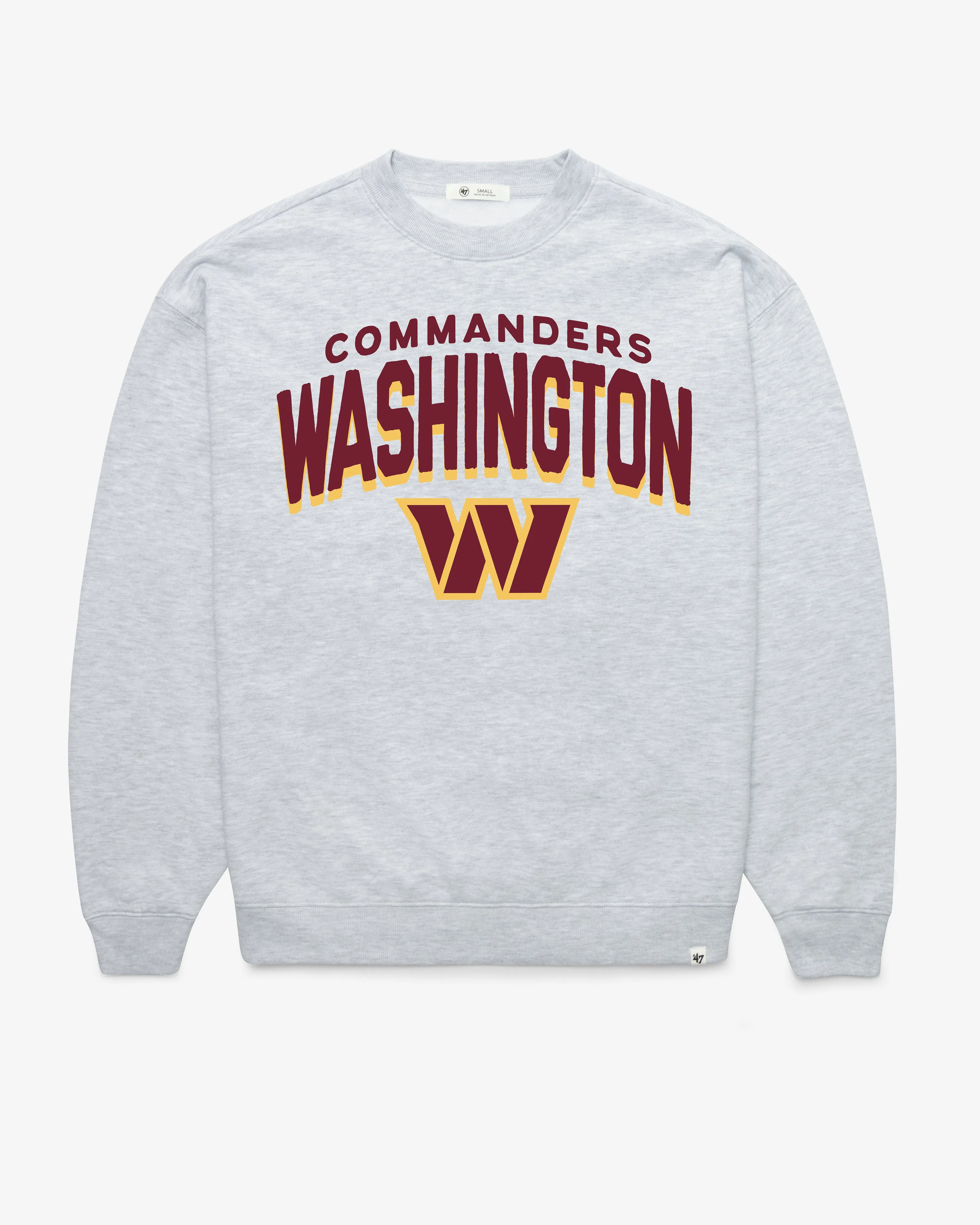 WASHINGTON COMMANDERS CAMPUS ARCH CLOUD '47 OVERSIZED CREW WOMENS sold by 47